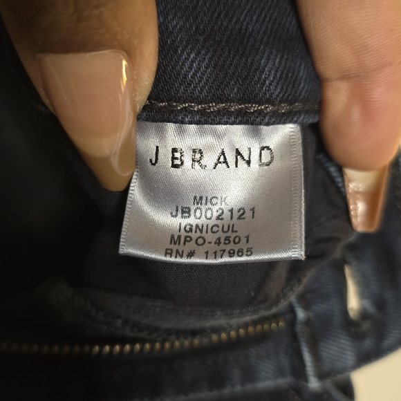 J Brand Mick Skinny Jeans Men’s Size 30 Dark Wash Indigo Stretch Denim Classic - Picture 12 of 14